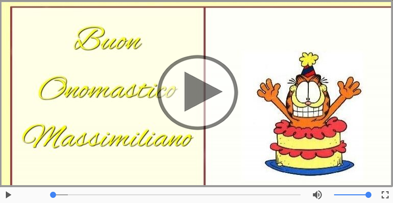 Auguri Massimiliano! Buon Onomastico!
