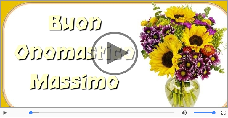 Auguri Massimo! Buon Onomastico!
