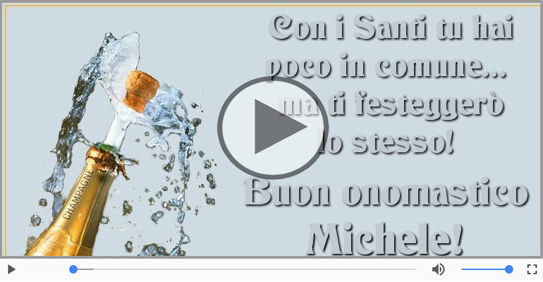 Auguri Michele! Buon Onomastico!