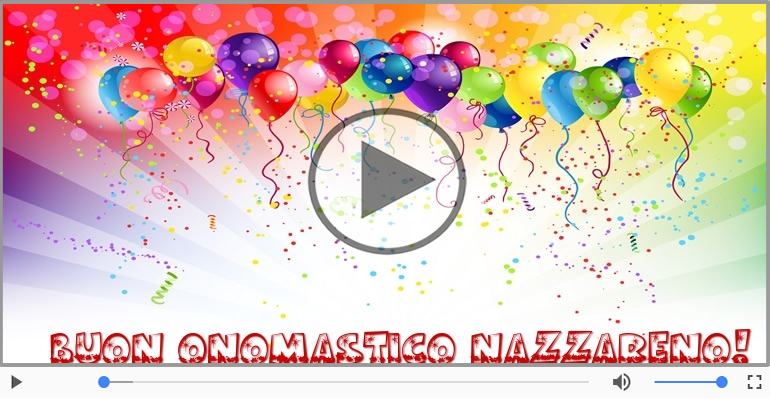 Auguri Nazzareno! Buon Onomastico!