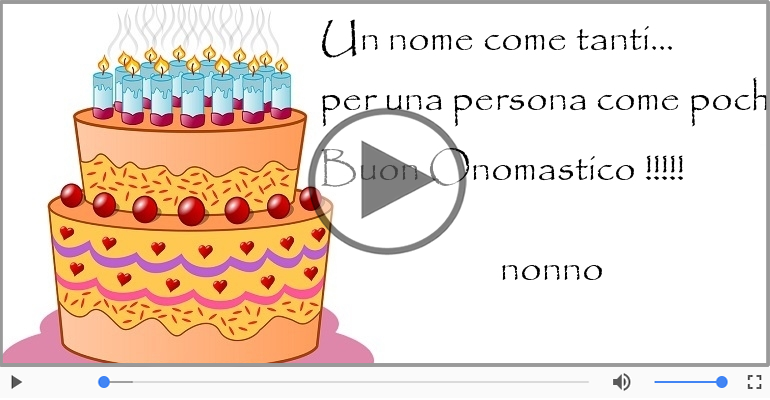 Nonno, Buon Onomastico!