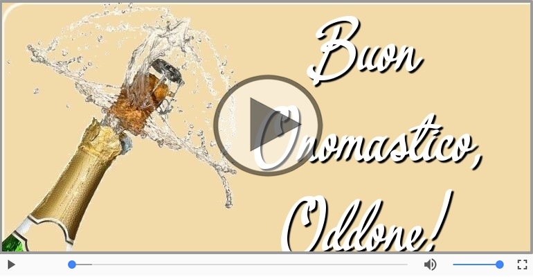 Auguri Oddone! Buon Onomastico!