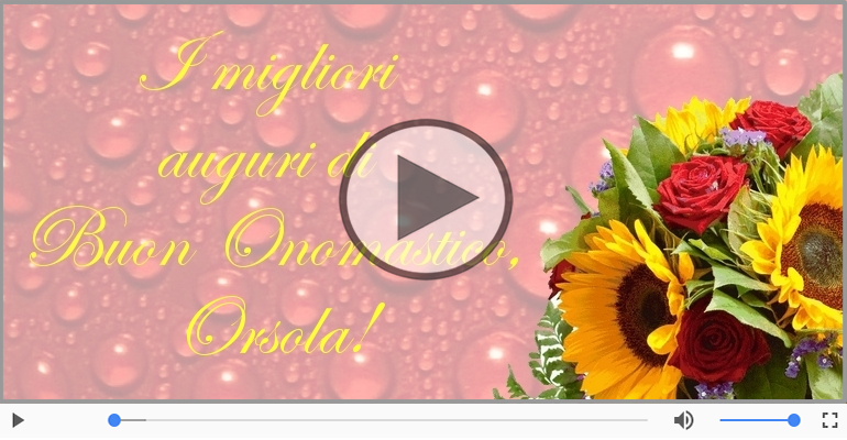 Auguri Orsola! Buon Onomastico!