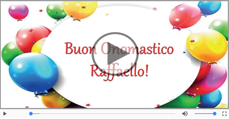 Tanti auguri di Buon Onomastico Raffaello!