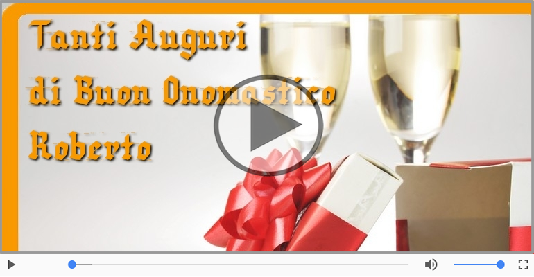 Tanti auguri di Buon Onomastico Roberto!