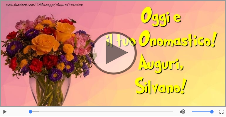 Auguri Silvano! Buon Onomastico!