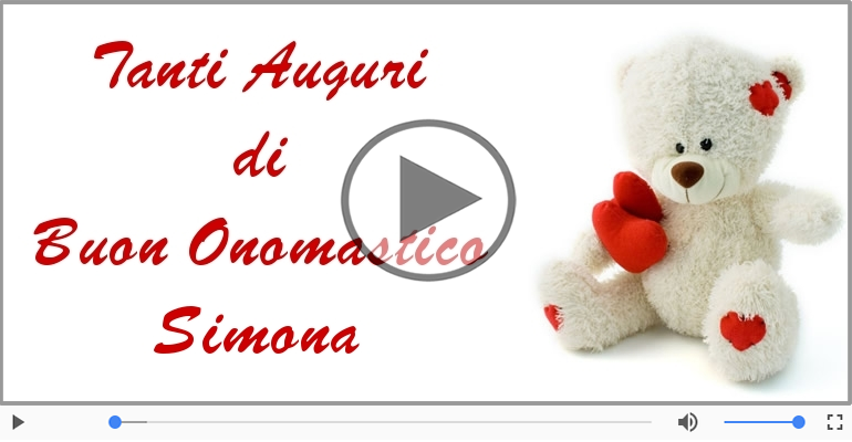 Buon Onomastico Simona!