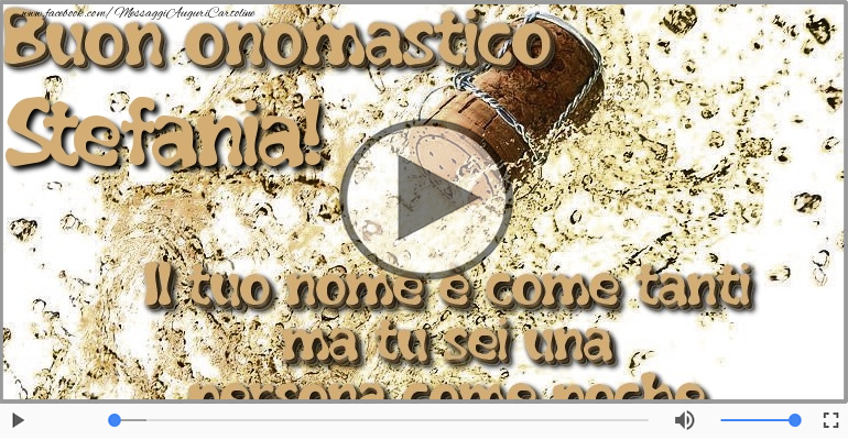 Auguri Stefania! Buon Onomastico!