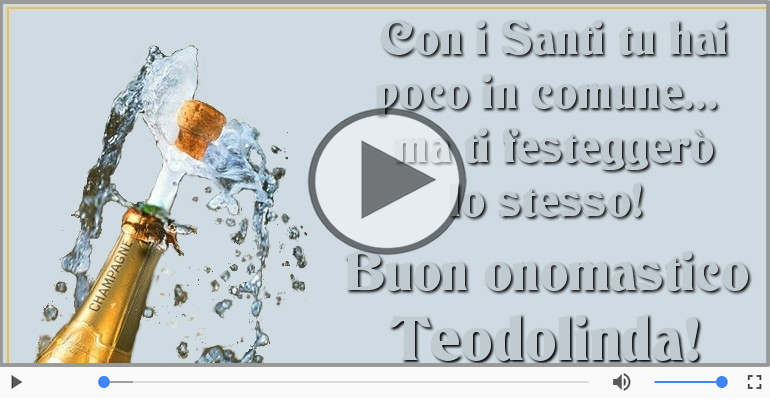 Auguri Teodolinda! Buon Onomastico!
