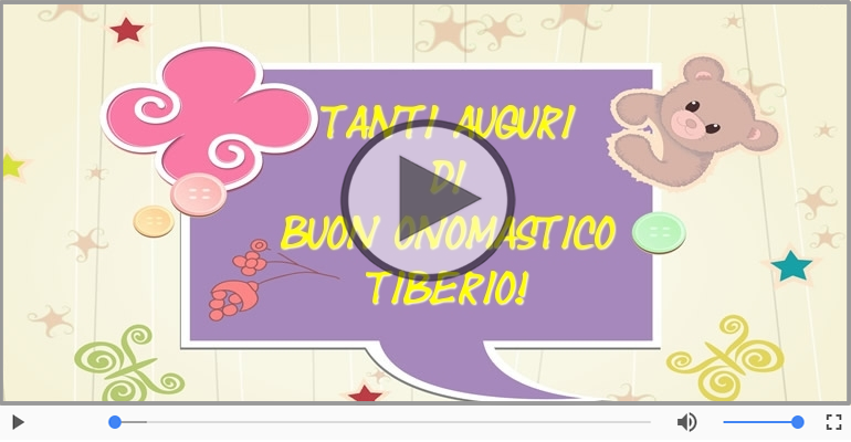 Tanti auguri di Buon Onomastico Tiberio!