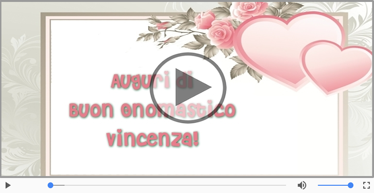 Auguri Vincenza! Buon Onomastico!