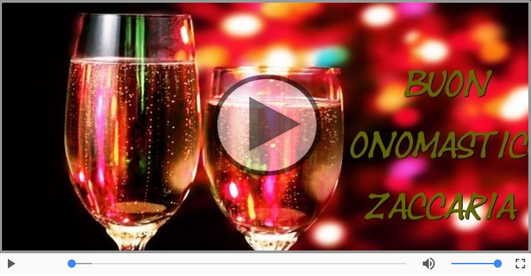 Auguri Zaccaria! Buon Onomastico!