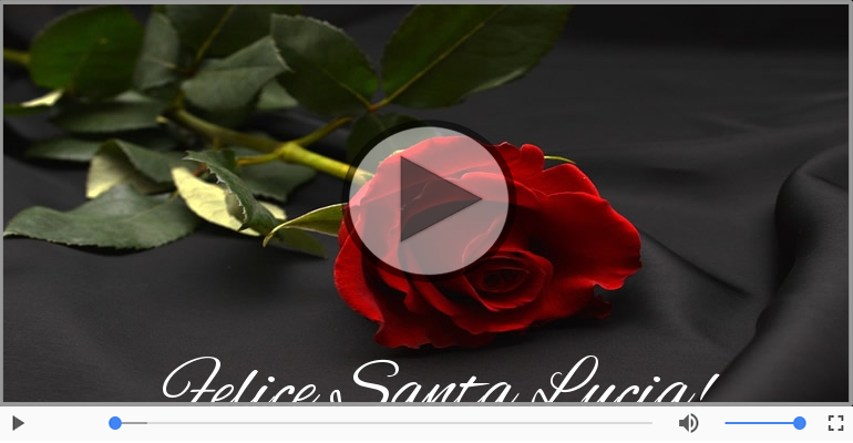 Questa é la notte di Santa Lucia senti nell’aria la sua magia.