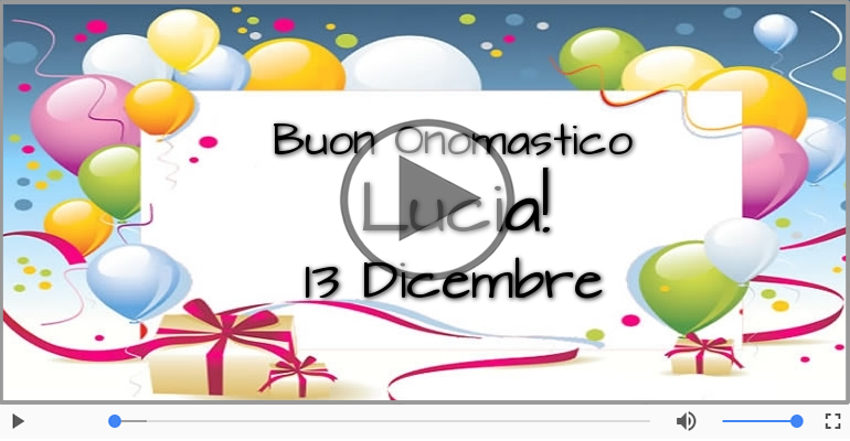 Auguri di Santa Lucia!