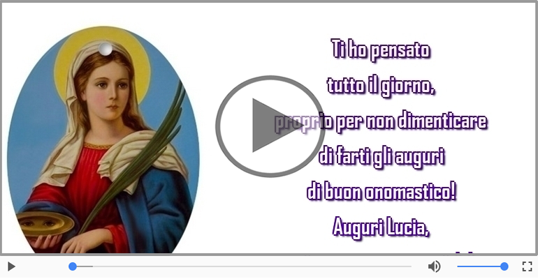 Auguri Lucia, sei una persona speciale!