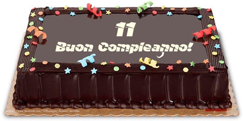 Torta 11 Anni Buon Compleanno Messaggiauguricartoline Com