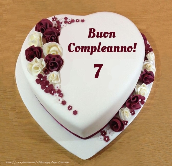 Buon Compleanno 7 anni! - Torta