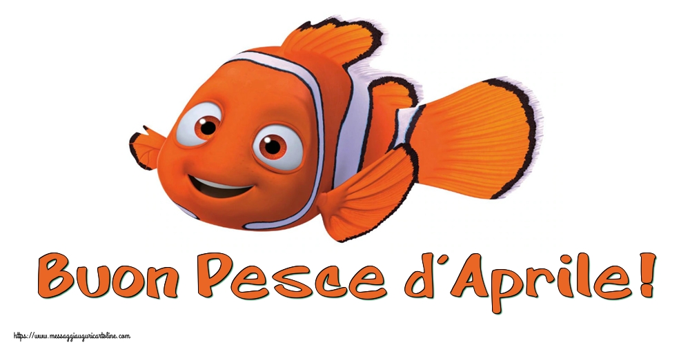 Cartoline per il Pesce d'Aprile - Buon Pesce d'Aprile!