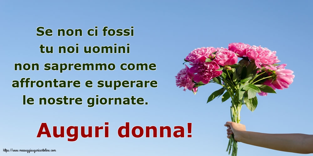 Auguri donna!