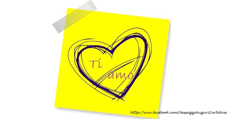 Cartoline d'amore - Ti amo - messaggiauguricartoline.com