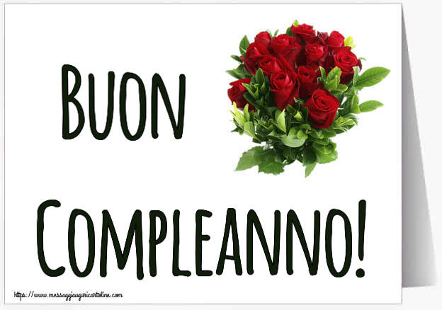 Buon Compleanno! ~ rose rosse