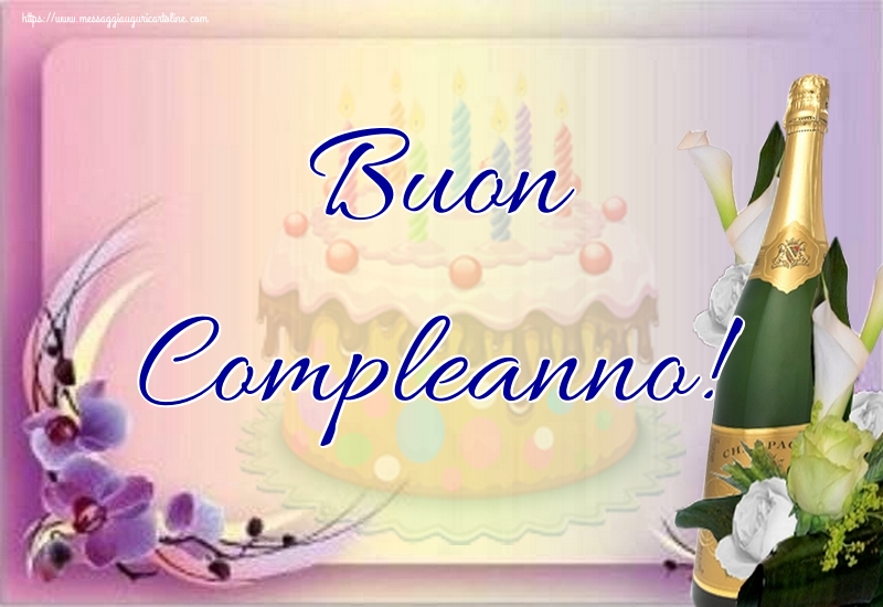 Cartoline di auguri - Buon Compleanno! - messaggiauguricartoline.com