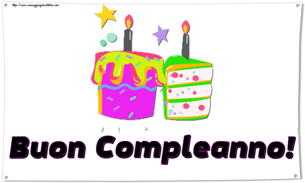 Bambini Buon Compleanno! ~ torte con candele