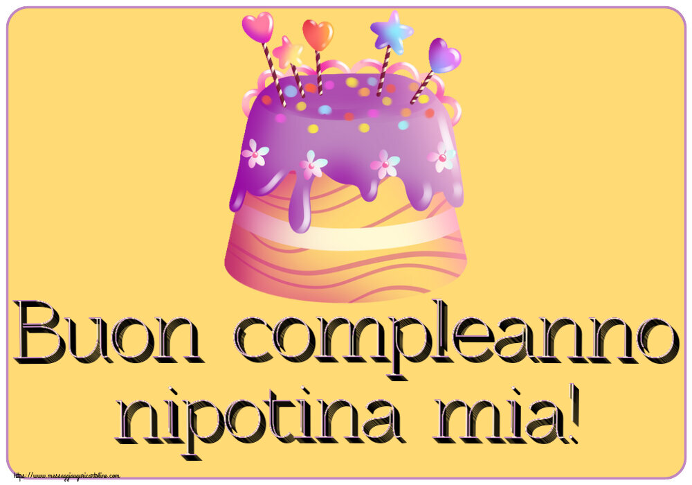 Buon compleanno nipotina mia! ~ torta di caramelle