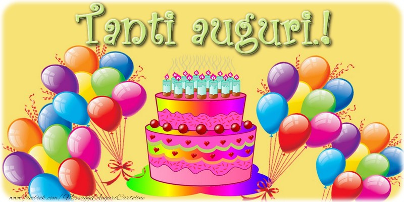 Cartoline per bambini - Tanti Auguri - messaggiauguricartoline.com