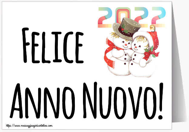 Buon Anno Felice Anno Nuovo!