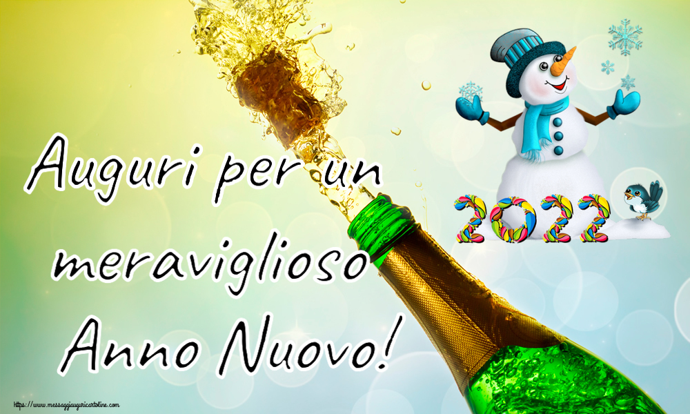 Auguri per un meraviglioso Anno Nuovo!