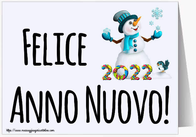 Cartoline di Buon Anno - Felice Anno Nuovo! - messaggiauguricartoline.com