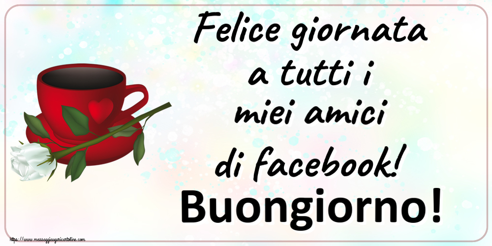Buongiorno Felice giornata a tutti i miei amici di facebook! Buongiorno! ~ caffè e una rosa bianca