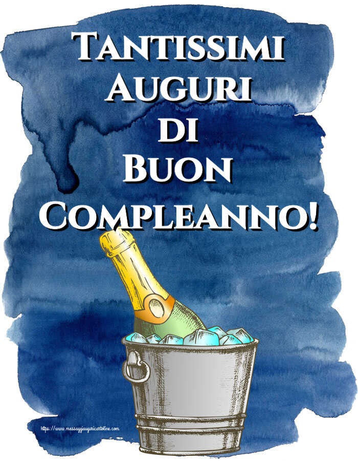 Compleanno Tantissimi Auguri di Buon Compleanno! ~ champagne on ice