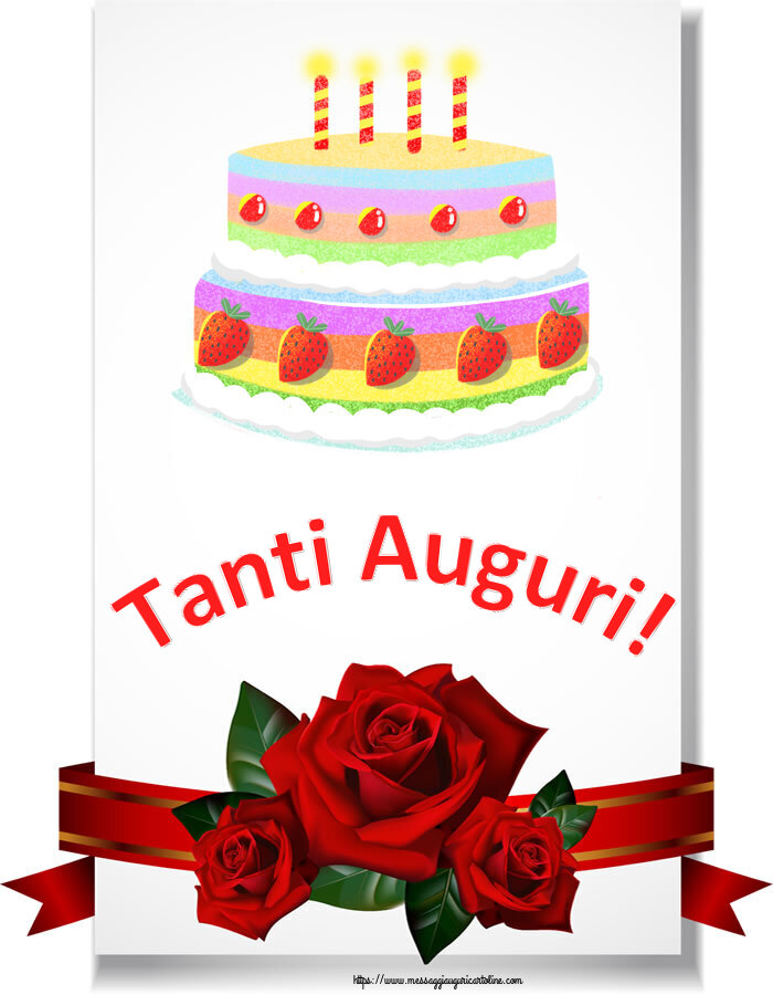 Compleanno Tanti Auguri! ~ torta alle fragole