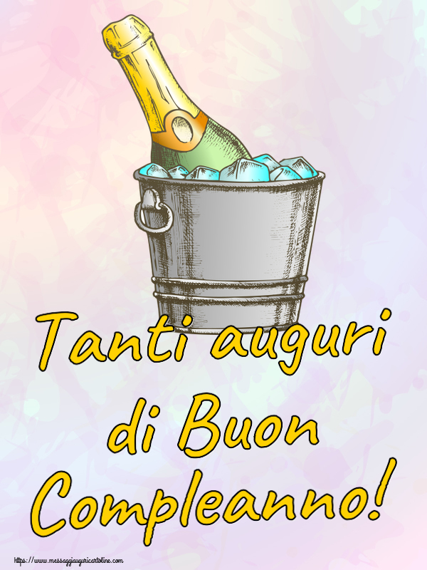 Compleanno Tanti auguri di Buon Compleanno! ~ champagne on ice