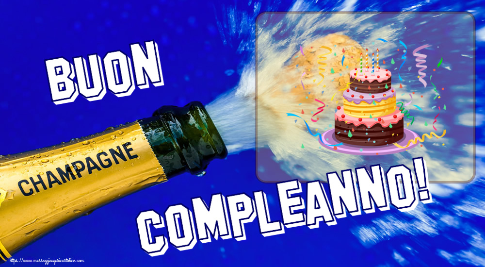 Compleanno Buon Compleanno! ~ torta e coriandoli
