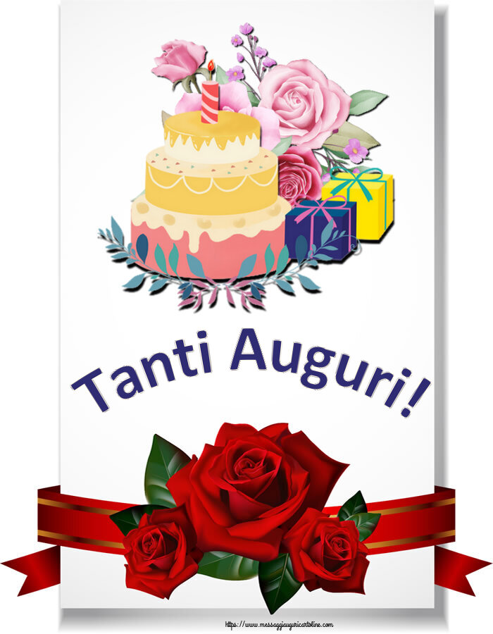 Cartoline di compleanno - Tanti Auguri! - messaggiauguricartoline.com