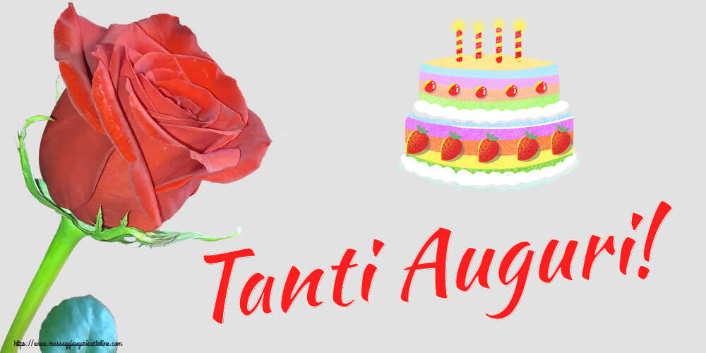 Compleanno Tanti Auguri! ~ torta alle fragole