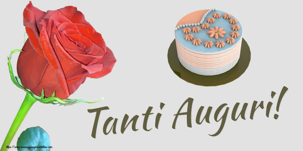 Compleanno Tanti Auguri! ~ torta floreale
