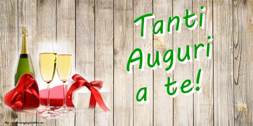 Compleanno Tanti Auguri a te! ~ champagne e regali