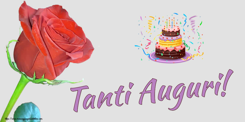 Cartoline di compleanno - Tanti Auguri! - messaggiauguricartoline.com