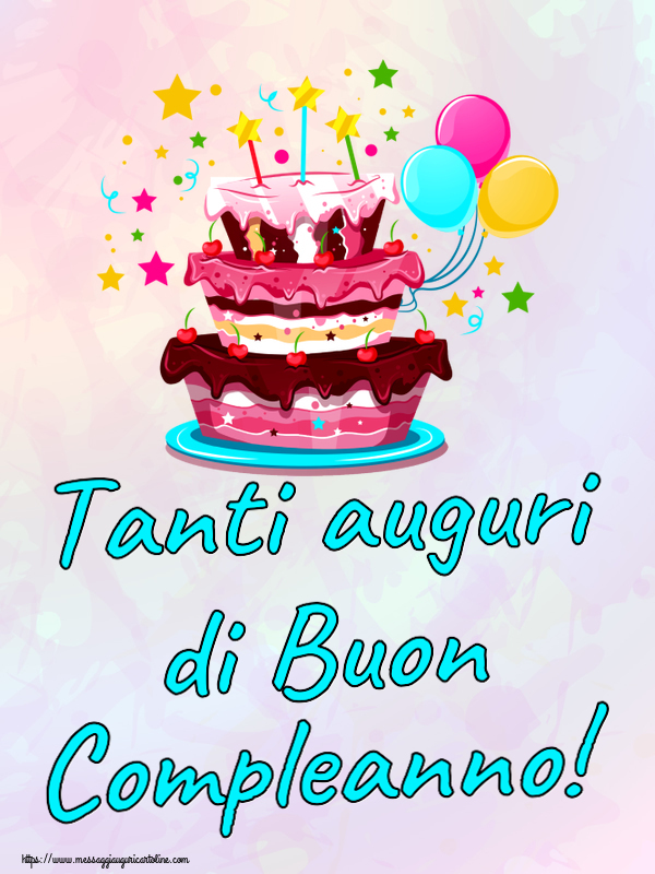 Compleanno Tanti auguri di Buon Compleanno! ~ torta clipart