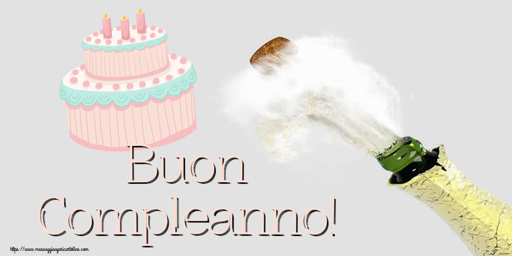 Compleanno Buon Compleanno! ~ torta rosa