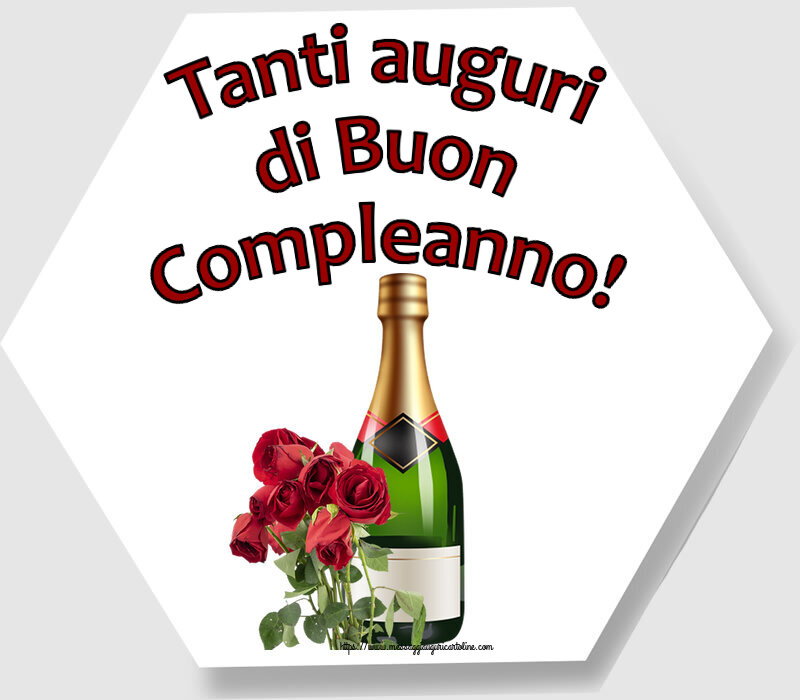 Compleanno Tanti auguri di Buon Compleanno! ~ rose e champagne