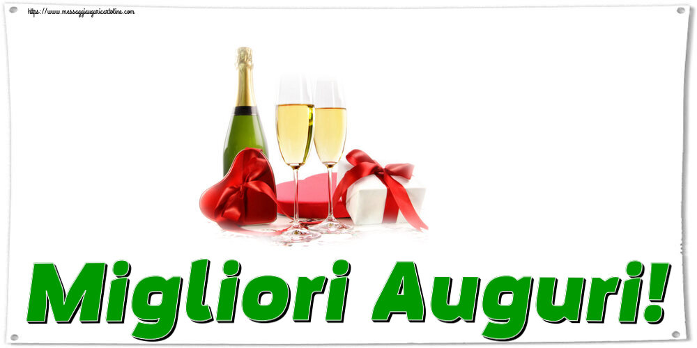 Compleanno Migliori Auguri! ~ champagne e regali