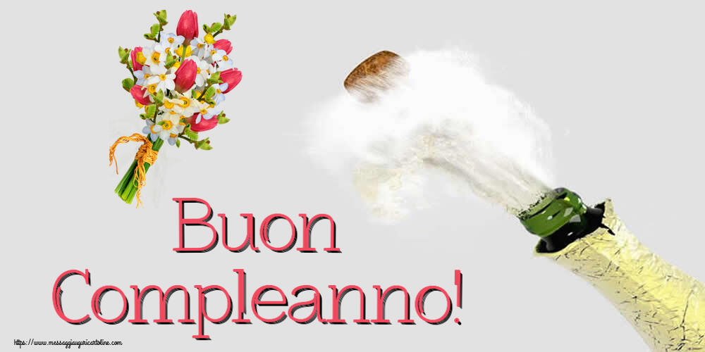 Buon Compleanno! ~ bouquet di tulipani