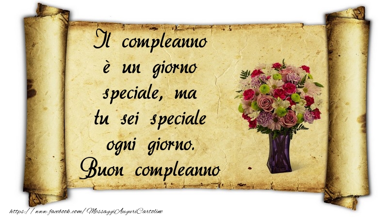 Il compleanno è un giorno speciale