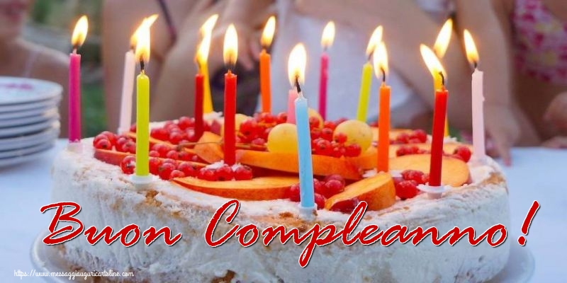 Il più popolari cartoline di compleanno con torta - Buon Compleanno!