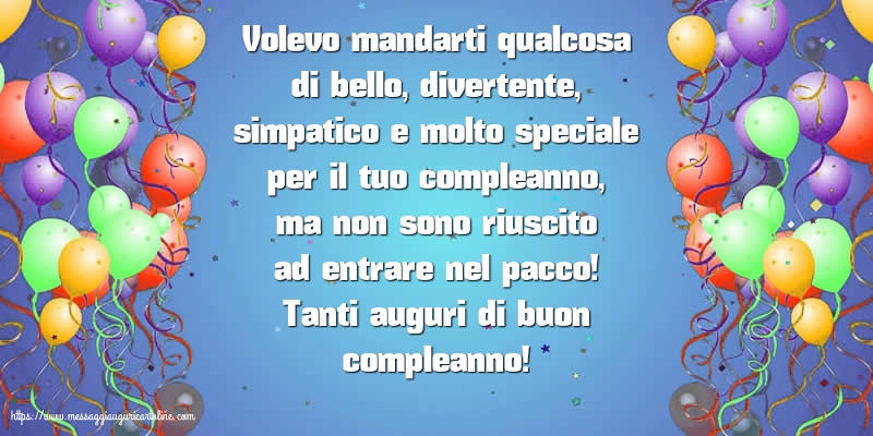 Tanti auguri di buon compleanno!